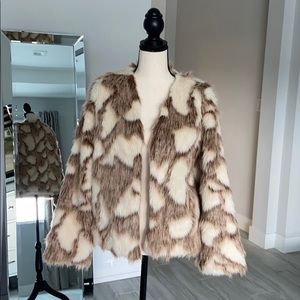 Decree Faux Fur Jacket, Small